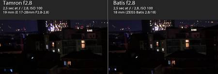 Coma comparison - Tamron vs Batis (edge)