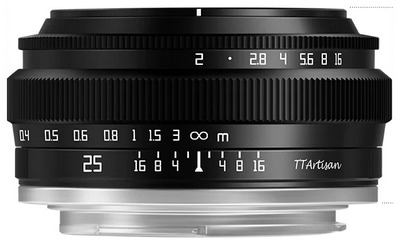 TTArtisan APS-C 25mm F2